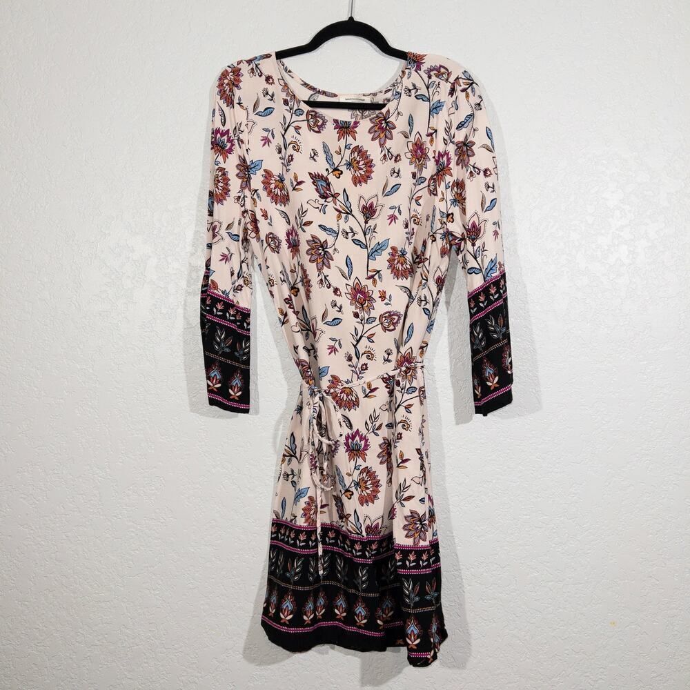 BeachLunchLounge Pink Spring Floral Vacay Shift Dress Size Large